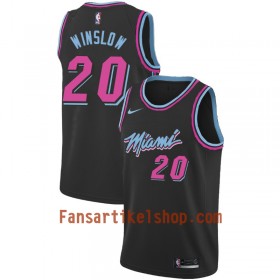 Miami Heat Trikot Justise Winslow 20 2018-19 Nike City Edition Schwarz Swingman - Herren